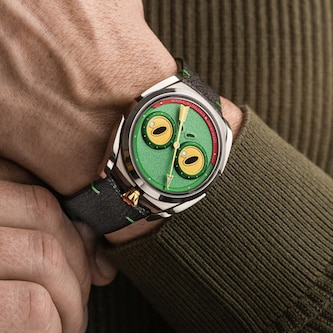 Louis Erard Louis Erard X Konstantin Chaykin Unfrogettable Green 40mm Limited Edition Mens Watch