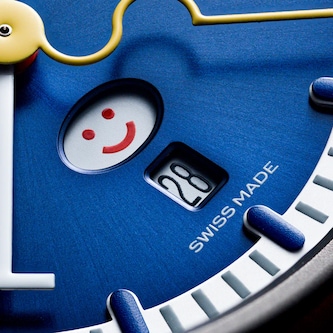 Louis Erard Louis Erard X Alain Silberstein Smile-Day Blue 40mm Limited Editions Mens Watch Louis Erard Louis Erard X Alain Silberstein Smile-Day Blue 40mm Limited Editions Mens Watch