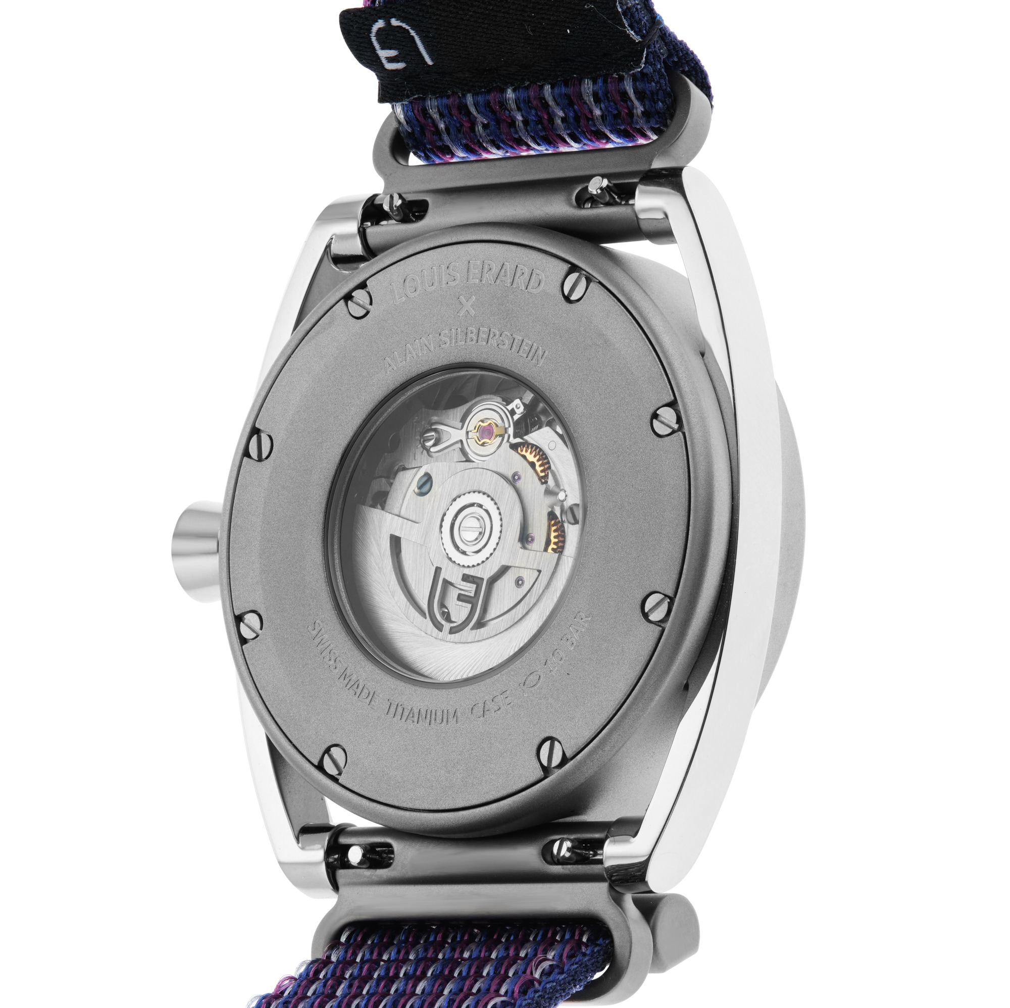 Louis Erard Louis Erard X Alain Silberstein Smile-Day Blue 40mm Limited Editions Mens Watch Louis Erard Louis Erard X Alain Silberstein Smile-Day Blue 40mm Limited Editions Mens Watch