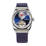 Louis Erard Le Régulateur Tourbillon Louis Erard X Alain Silberstein Limited Edition 40mm Mens Watch Blue