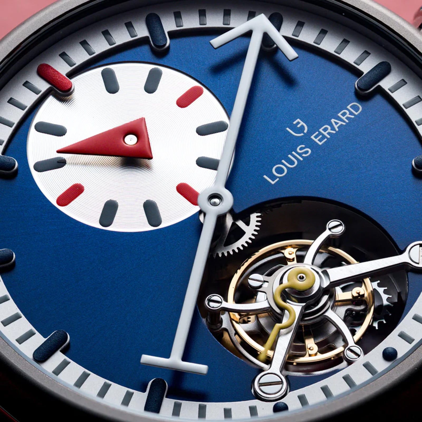 Louis Erard Le Régulateur Tourbillon Louis Erard X Alain Silberstein Limited Edition 40mm Mens Watch Blue Louis Erard Le Régulateur Tourbillon Louis Erard X Alain Silberstein Limited Edition 40mm Mens Watch Blue
