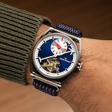 Louis Erard Le Régulateur Tourbillon Louis Erard X Alain Silberstein Limited Edition 40mm Mens Watch Blue