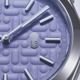 Louis Erard 2340 Mauve  40mm Mens Watch Purple