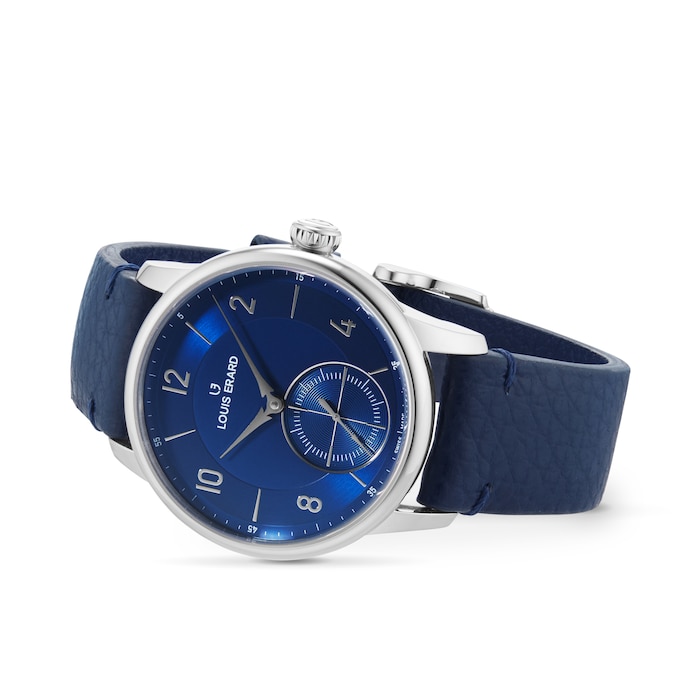 Louis Erard Excellence Petite Seconde 39mm Unisex Watch Blue