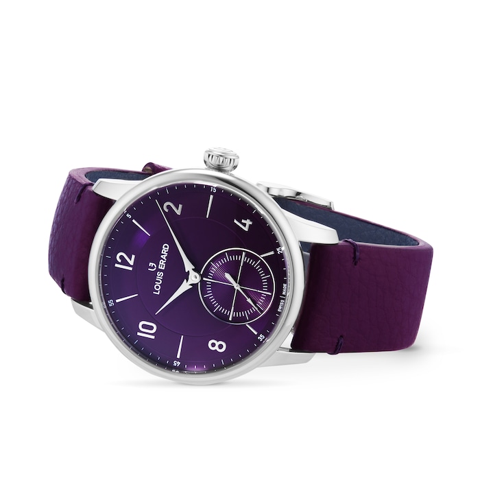 Louis Erard Excellence Petite Seconde 39mm Unisex Watch Purple