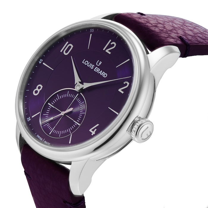 Louis Erard Excellence Petite Seconde 39mm Unisex Watch Purple