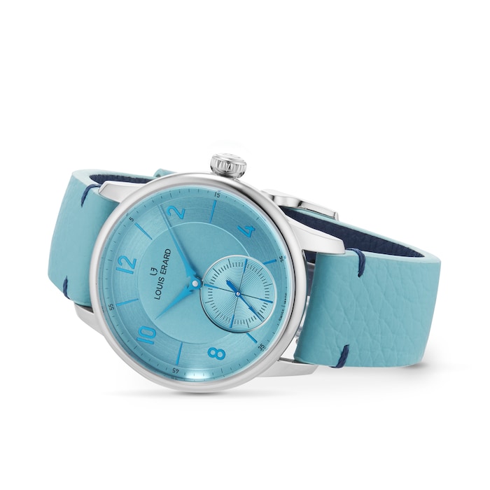 Louis Erard Excellence Petite Seconde 39mm Unisex Watch Blue