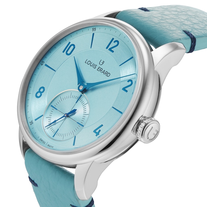 Louis Erard Excellence Petite Seconde 39mm Unisex Watch Blue