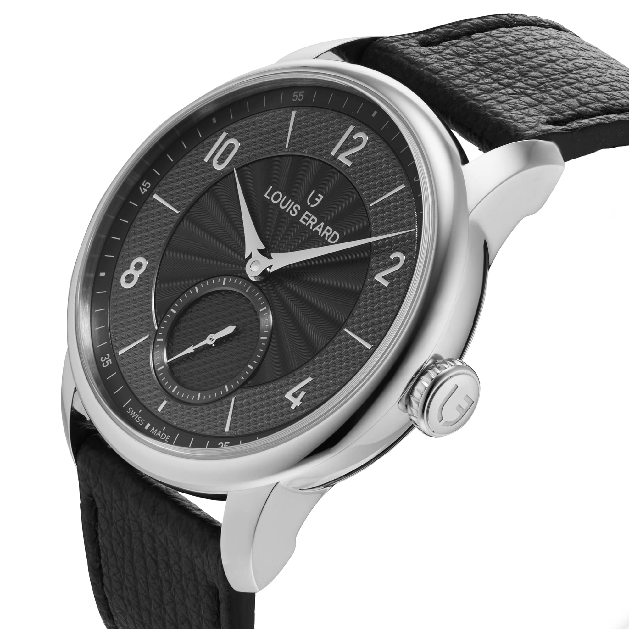 Louis Erard Excellence Petite Seconde Guilloché 42mm Unisex Watch Grey Louis Erard Excellence Petite Seconde Guilloché 42mm Unisex Watch Grey