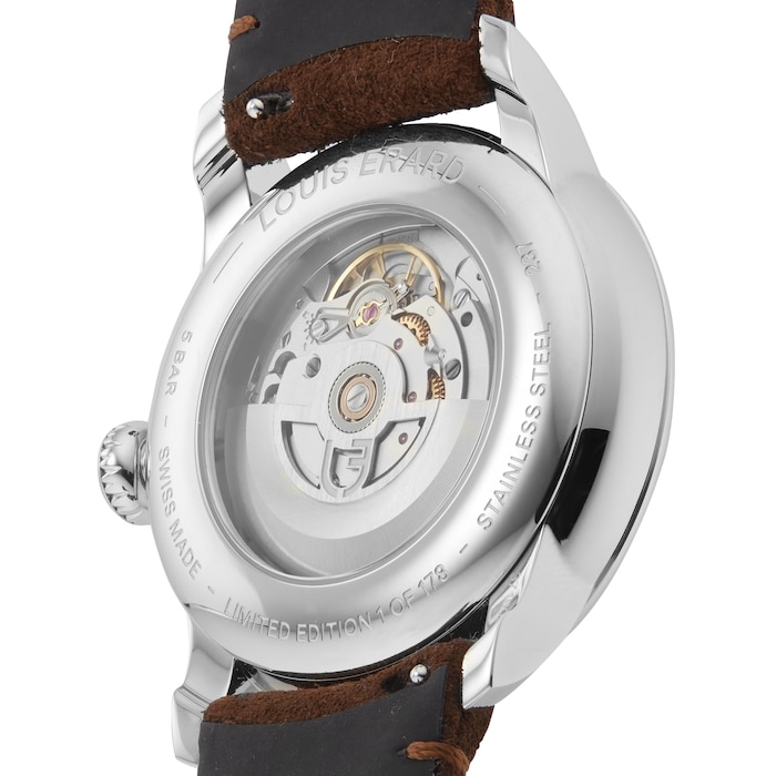 Louis Erard Le Régulateur x Seconde/Seconde/ Limited Edition 42mm Unisex Watch Silver