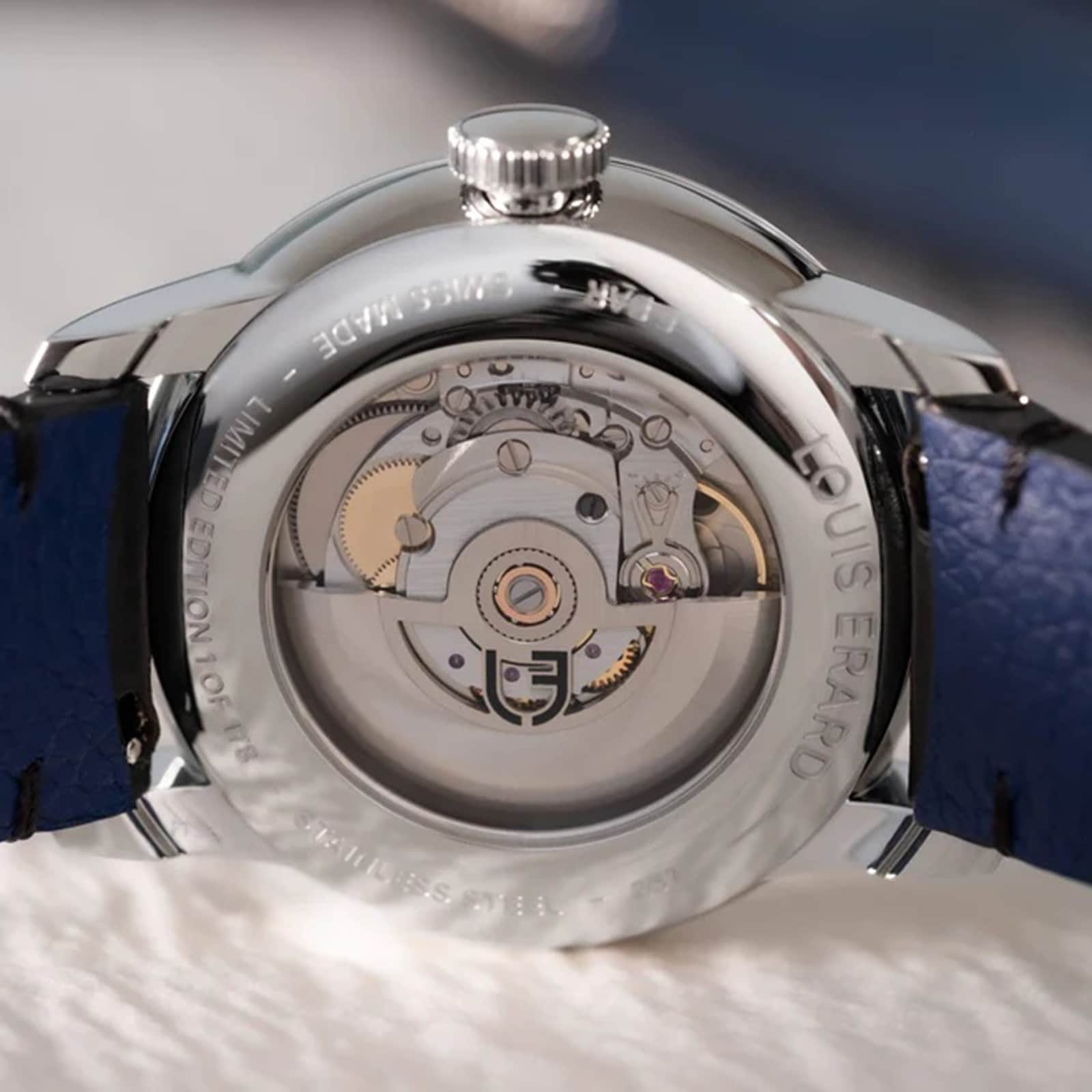 Louis Erard Le Régulateur x Massena Lab Limited Edition 42mm Unisex Watch Gold Louis Erard Le Régulateur x Massena Lab Limited Edition 42mm Unisex Watch Gold