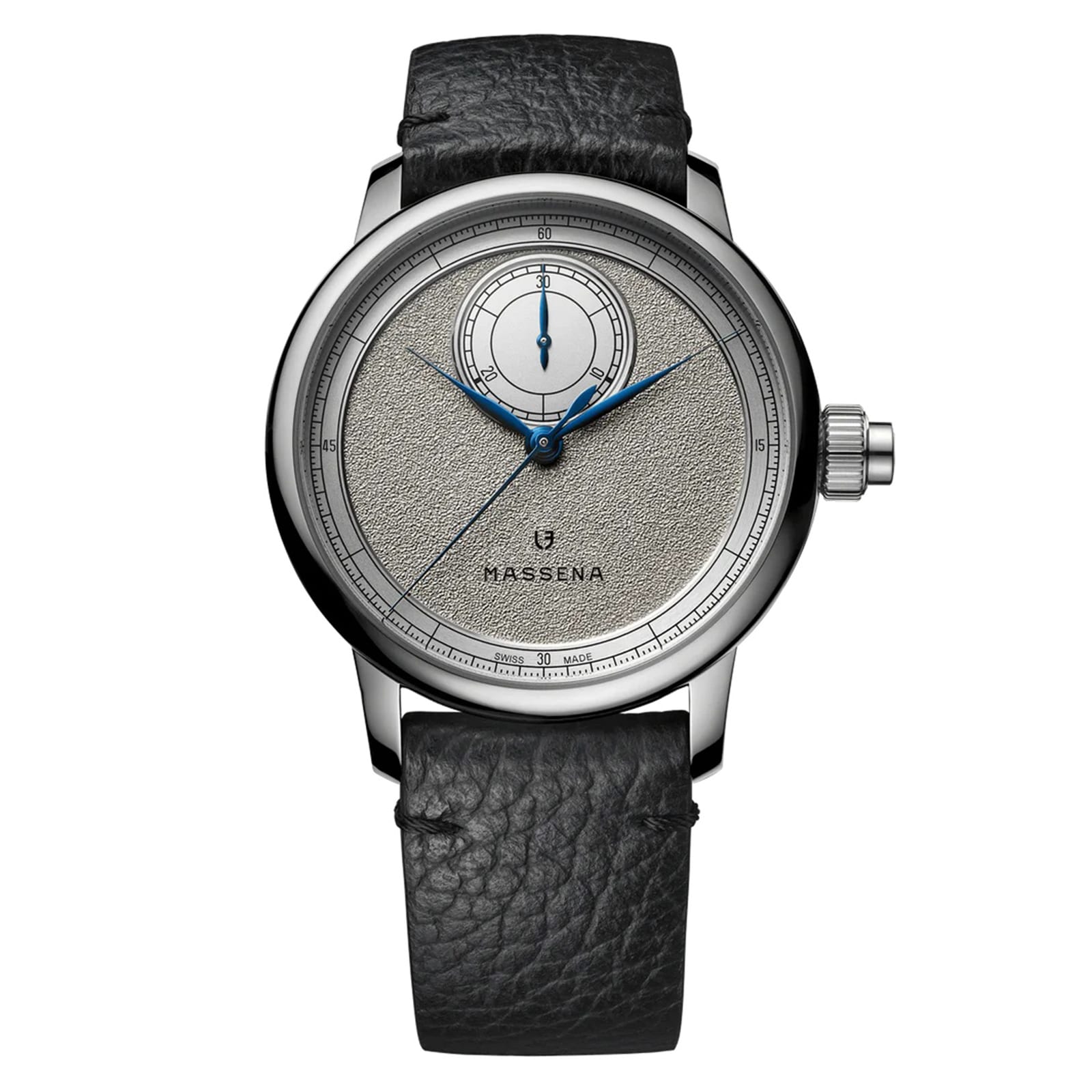 Louis Erard Le Chronographe Monopoussoir x Massena Lab Limited Edition 43mm Unisex Watch Silver