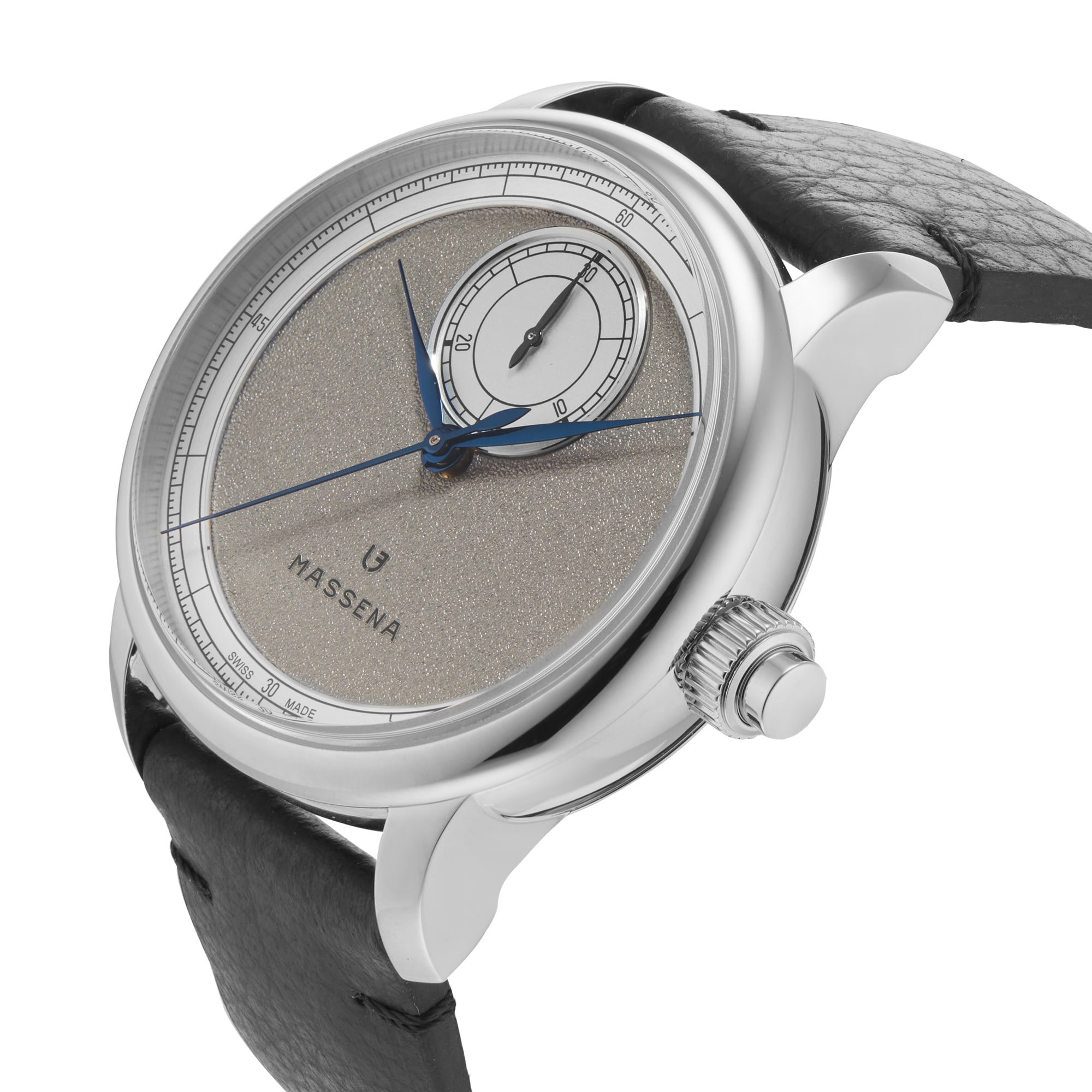 Louis Erard Le Chronographe Monopoussoir x Massena Lab Limited Edition 43mm Unisex Watch Silver Louis Erard Le Chronographe Monopoussoir x Massena Lab Limited Edition 43mm Unisex Watch Silver