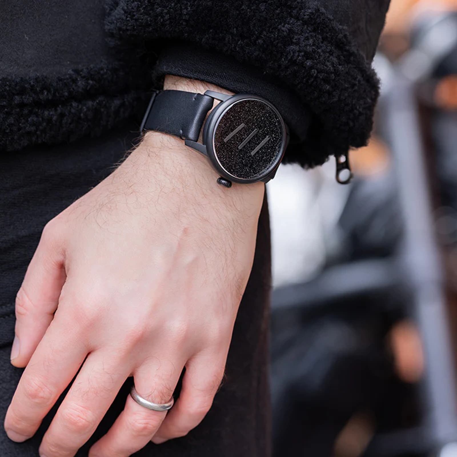 Louis Erard Le Régulateur x Olivier Mosset Limited Edition 42mm Unisex Watch Black Louis Erard Le Régulateur x Olivier Mosset Limited Edition 42mm Unisex Watch Black