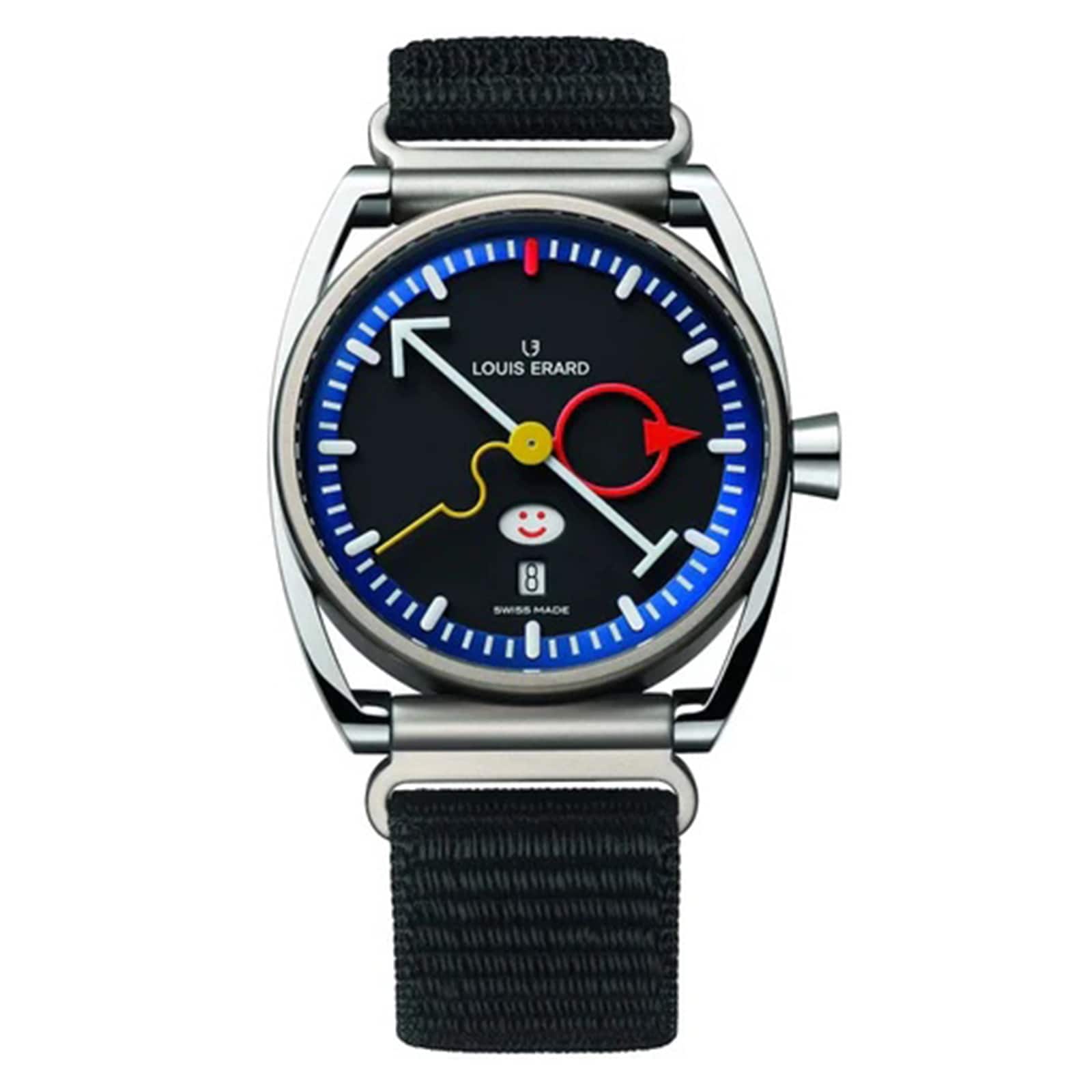 Louis Erard La Semaine x Alain Silberstein Limited Edition 40mm Unisex Watch Black Louis Erard La Semaine x Alain Silberstein Limited Edition 40mm Unisex Watch Black