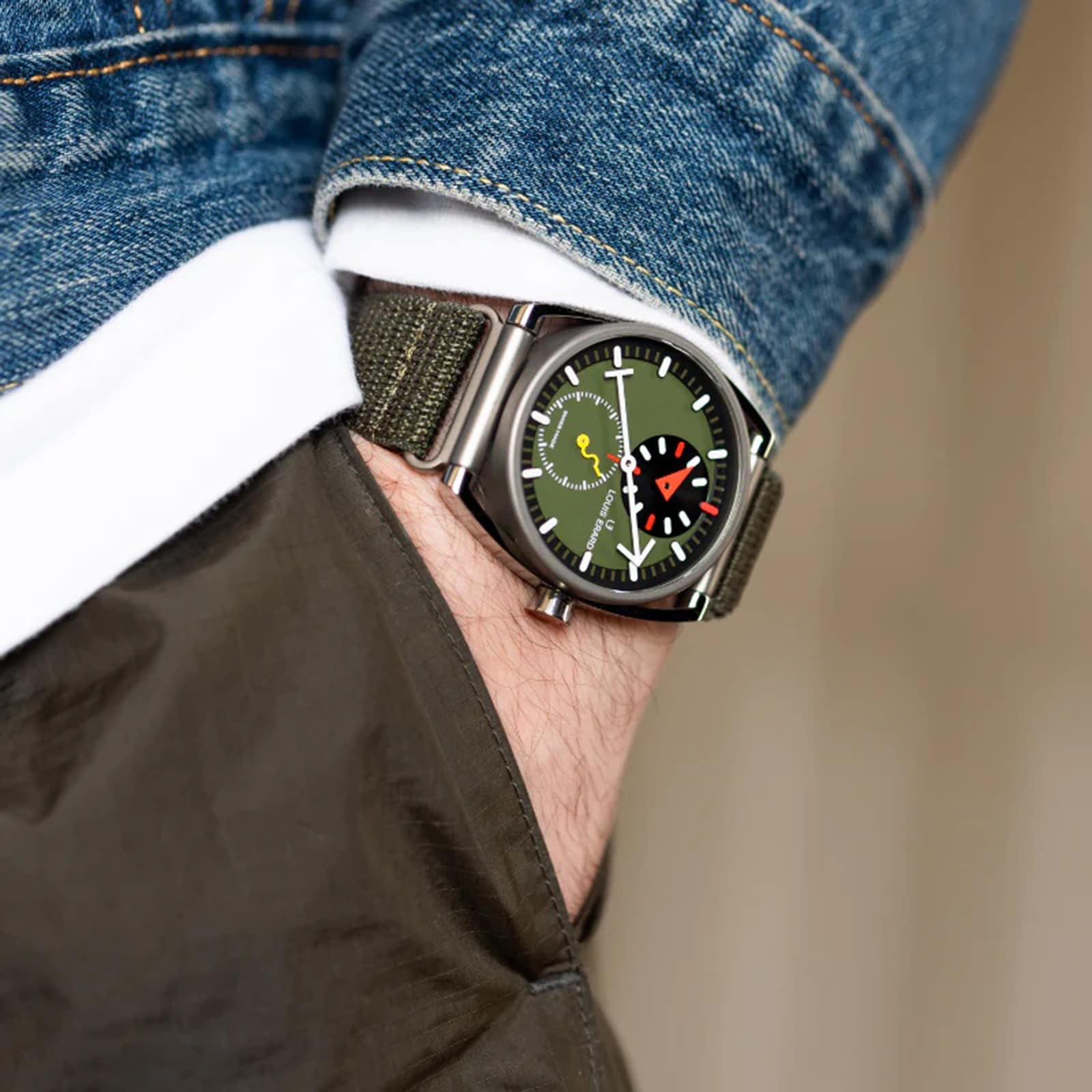Louis Erard Le Régulateur x Alain Silberstein Limited Edition 40mm Unisex Watch Green Louis Erard Le Régulateur x Alain Silberstein Limited Edition 40mm Unisex Watch Green