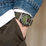 Louis Erard Le Régulateur x Alain Silberstein Limited Edition 40mm Unisex Watch Green