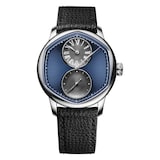 Louis Erard Le Régulateur x Cédric Johner Limited Edition 39mm Unisex Watch Blue