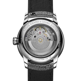 Louis Erard Le Régulateur x Cédric Johner Limited Edition 39mm Unisex Watch Blue