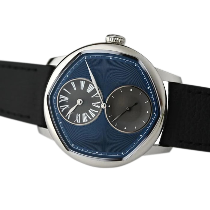 Louis Erard Le Régulateur x Cédric Johner Limited Edition 39mm Unisex Watch Blue