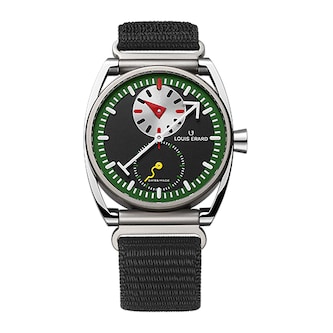Louis Erard Le Régulateur Louis Erard X Alain Silberstein Limited Edition 40mm Mens Watch Black