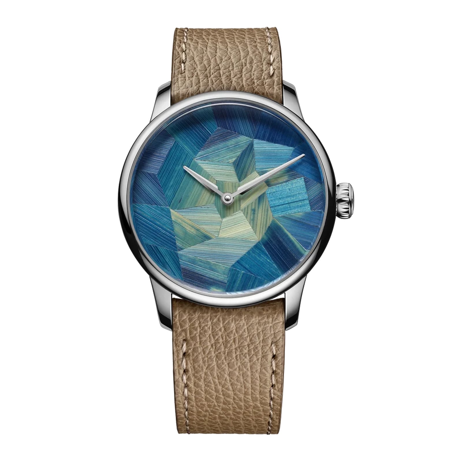 Louis Erard Marqueterie De Paille 39mm Limited Edition Mens Watch Blue Louis Erard Marqueterie De Paille 39mm Limited Edition Mens Watch Blue
