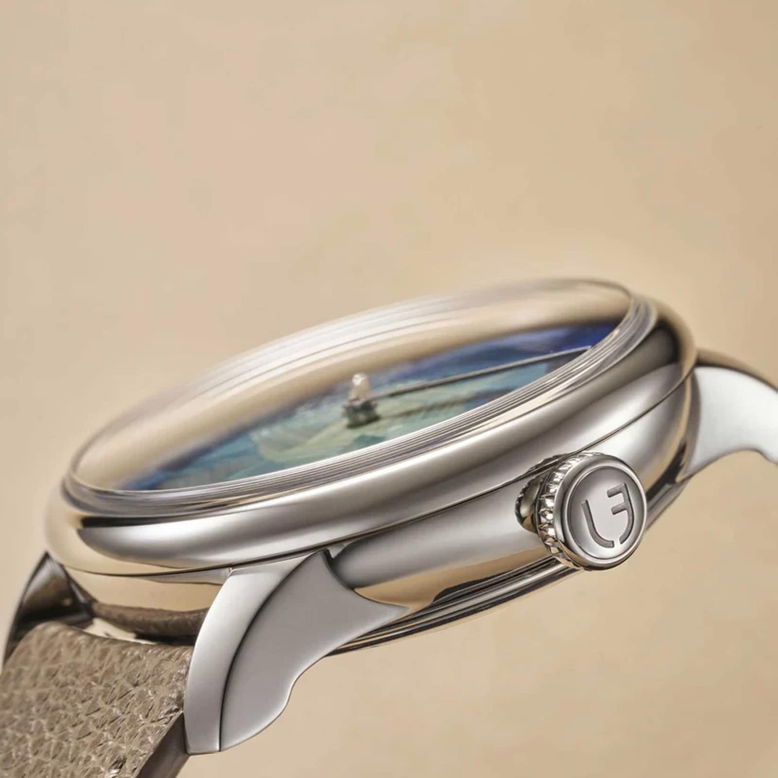 Louis Erard Marqueterie De Paille 39mm Limited Edition Mens Watch Blue Louis Erard Marqueterie De Paille 39mm Limited Edition Mens Watch Blue