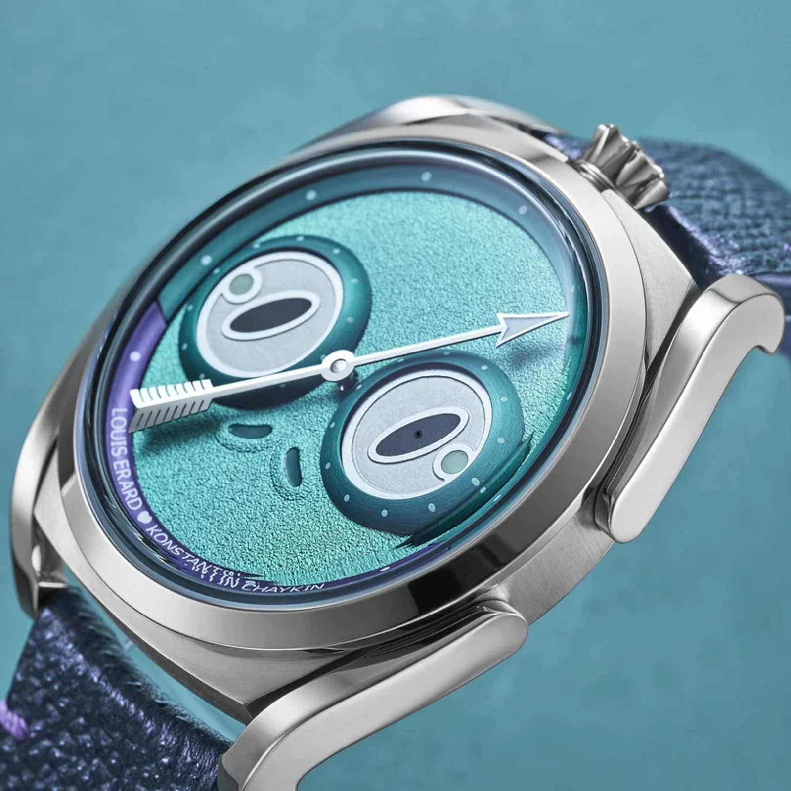 Louis Erard Louis Erard X Konstantin Chaykin 40mm Limited Edition Mens Watch Blue