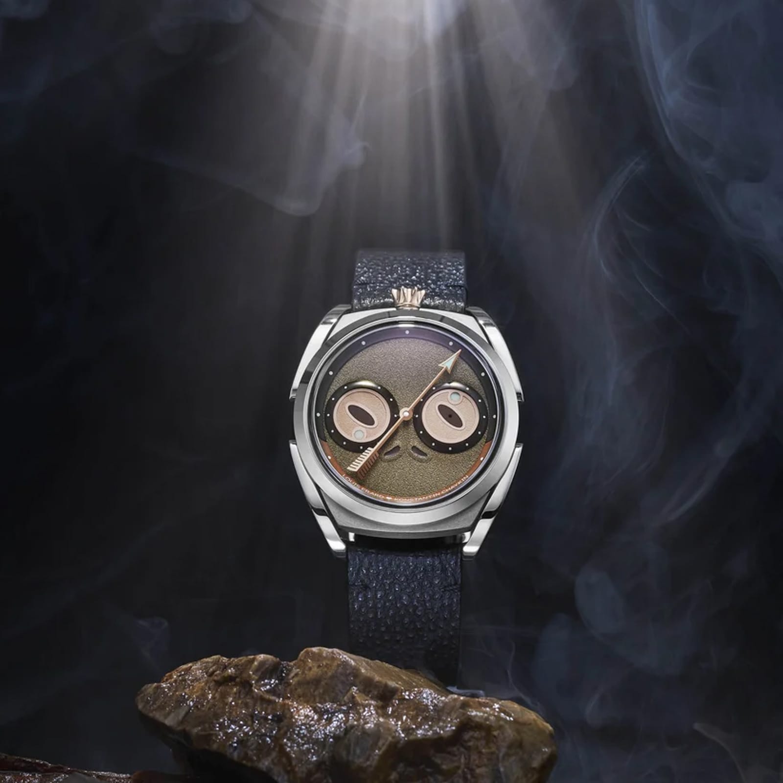 Louis Erard Louis Erard X Konstantin Chaykin Unfrogettable 40mm Limited Edition Mens Watch Brown