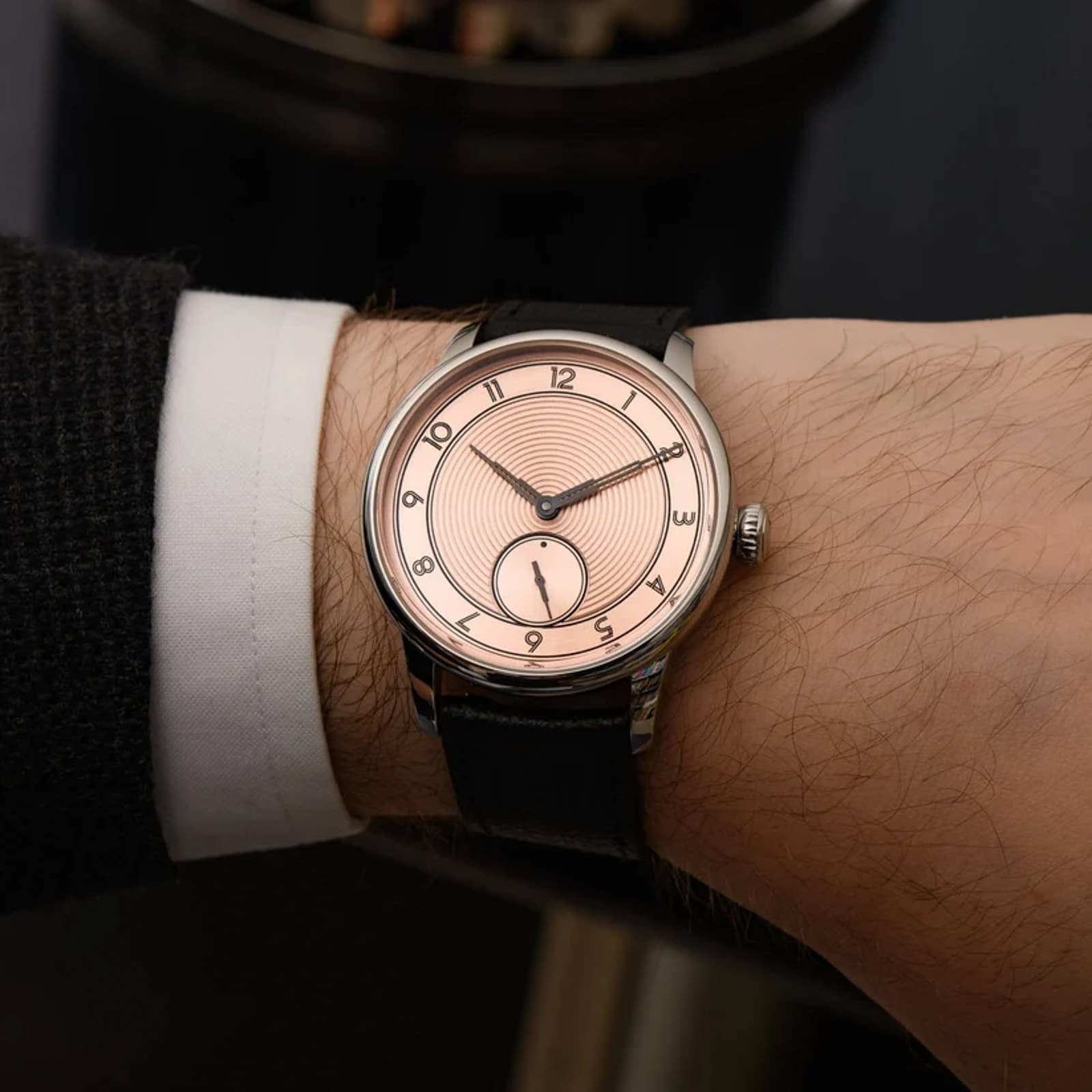 Louis Erard La Petite Seconde Metrapolis Louis Erard X Horophile 39mm Limited Edition Mens Watch Salmon Louis Erard La Petite Seconde Metrapolis Louis Erard X Horophile 39mm Limited Edition Mens Watch Salmon