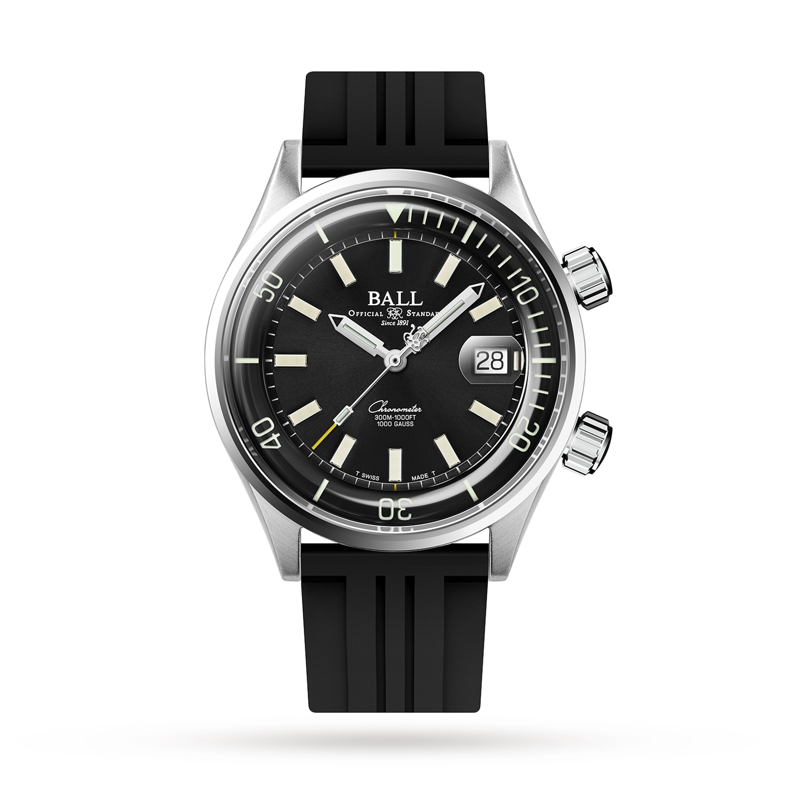 PHYLIDA 40mm NH35A Men's Automatic Watch Fashion Classic Mechanical  Wristwatch Stainless Steel WristWatch AQUA 15000 Gauss