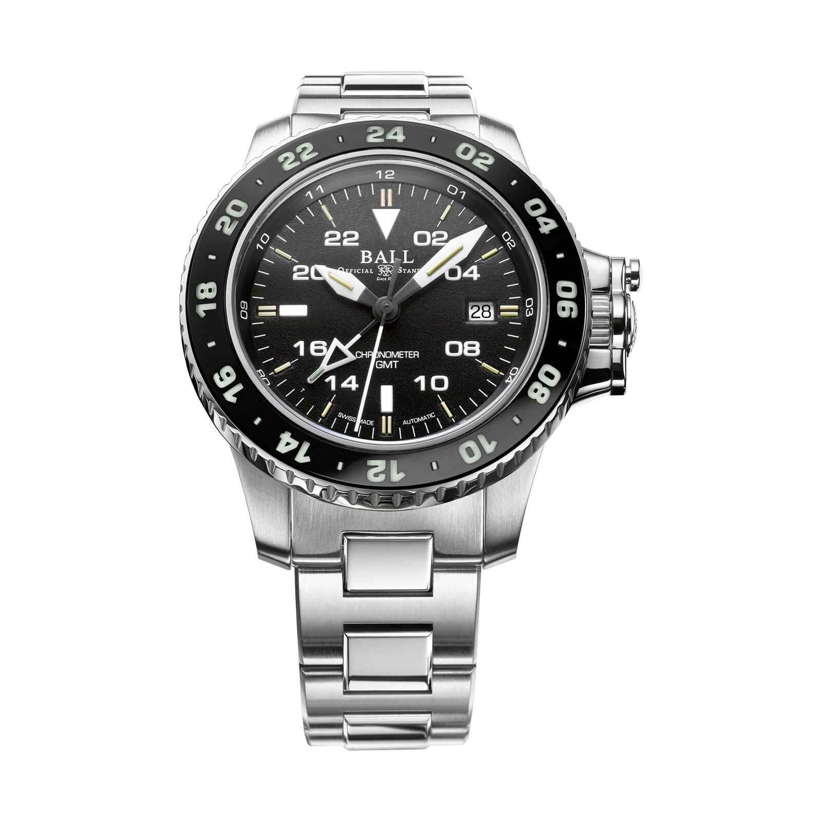 BALL Engineer Hydrocarbon GMT II 42mm Mens Watch Black BALL Engineer Hydrocarbon GMT II 42mm Mens Watch Black