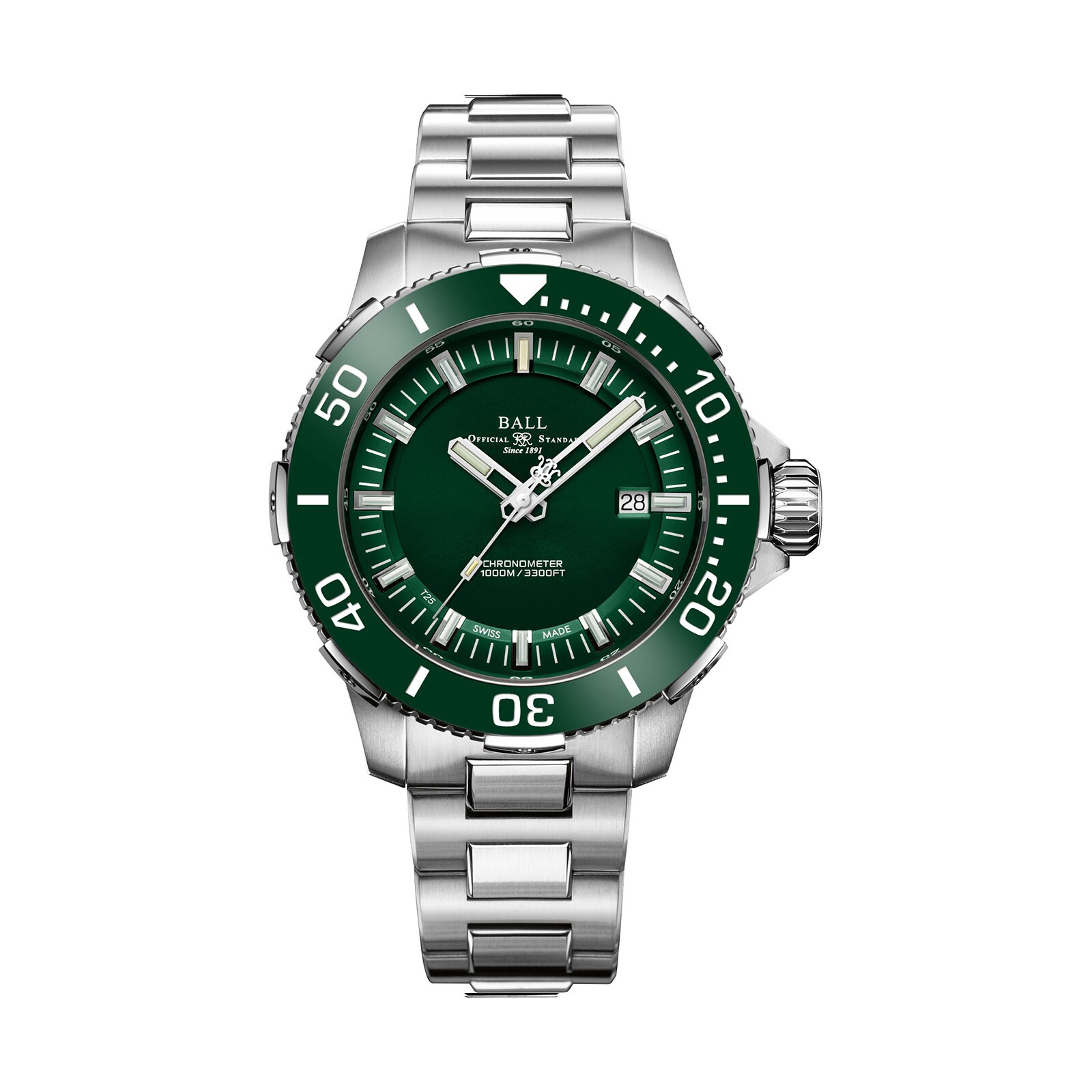BALL Engineer Hydrocarbon DeepQUEST II 42mm Mens Watch Green BALL Engineer Hydrocarbon DeepQUEST II 42mm Mens Watch Green