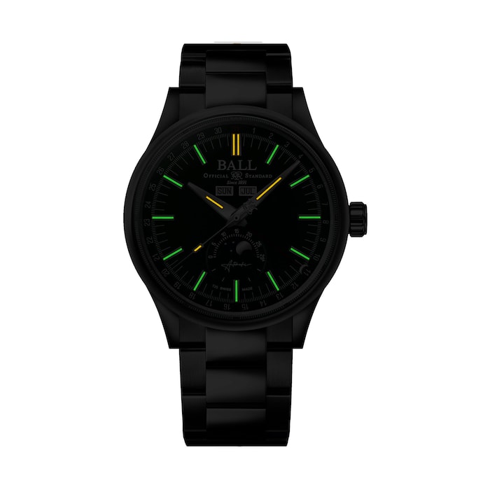 BALL Engineer II Moon Calendar 40mm Limited Edition Mens Watch Green