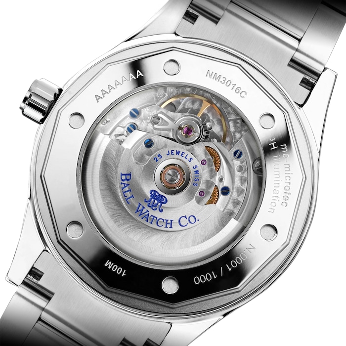 BALL Engineer II Moon Calendar 40mm Limited Edition Mens Watch White