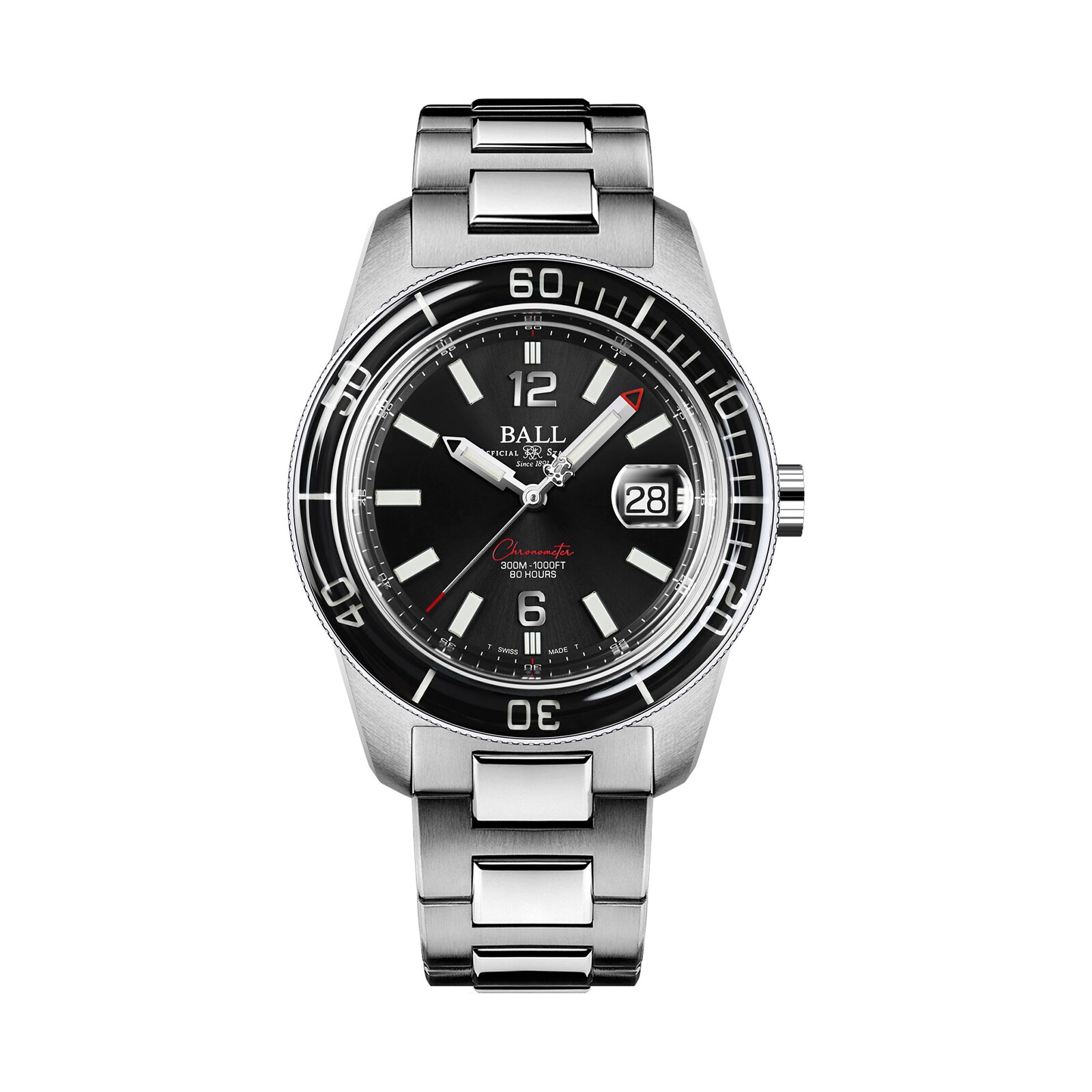 BALL Engineer M Skindiver III 41.5mm Mens Watch Black BALL Engineer M Skindiver III 41.5mm Mens Watch Black