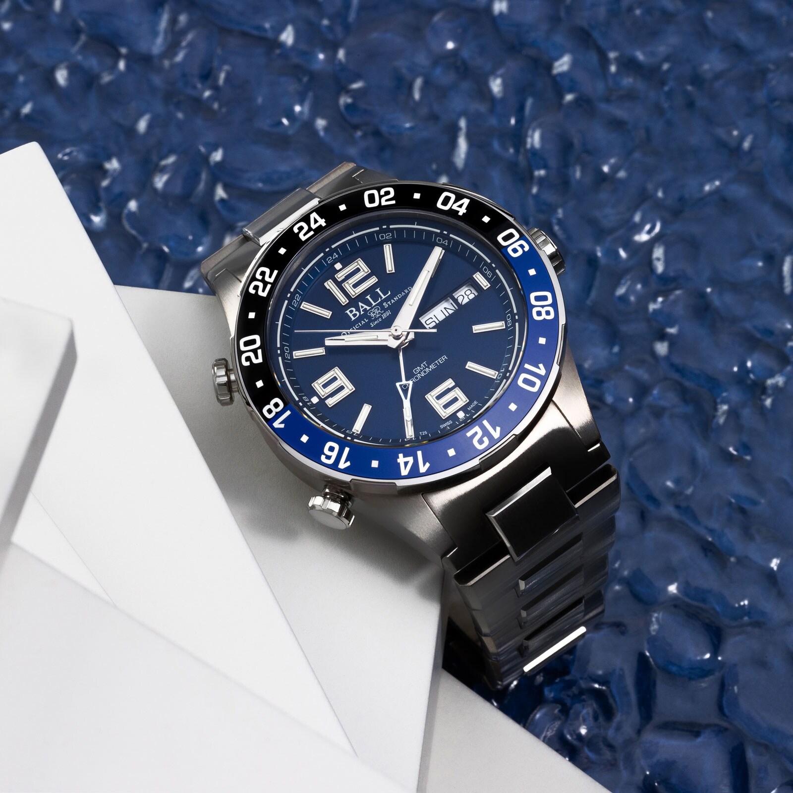 BALL Roadmaster Marine GMT Ceramic 40mm Limited Edition Mens Watch Black