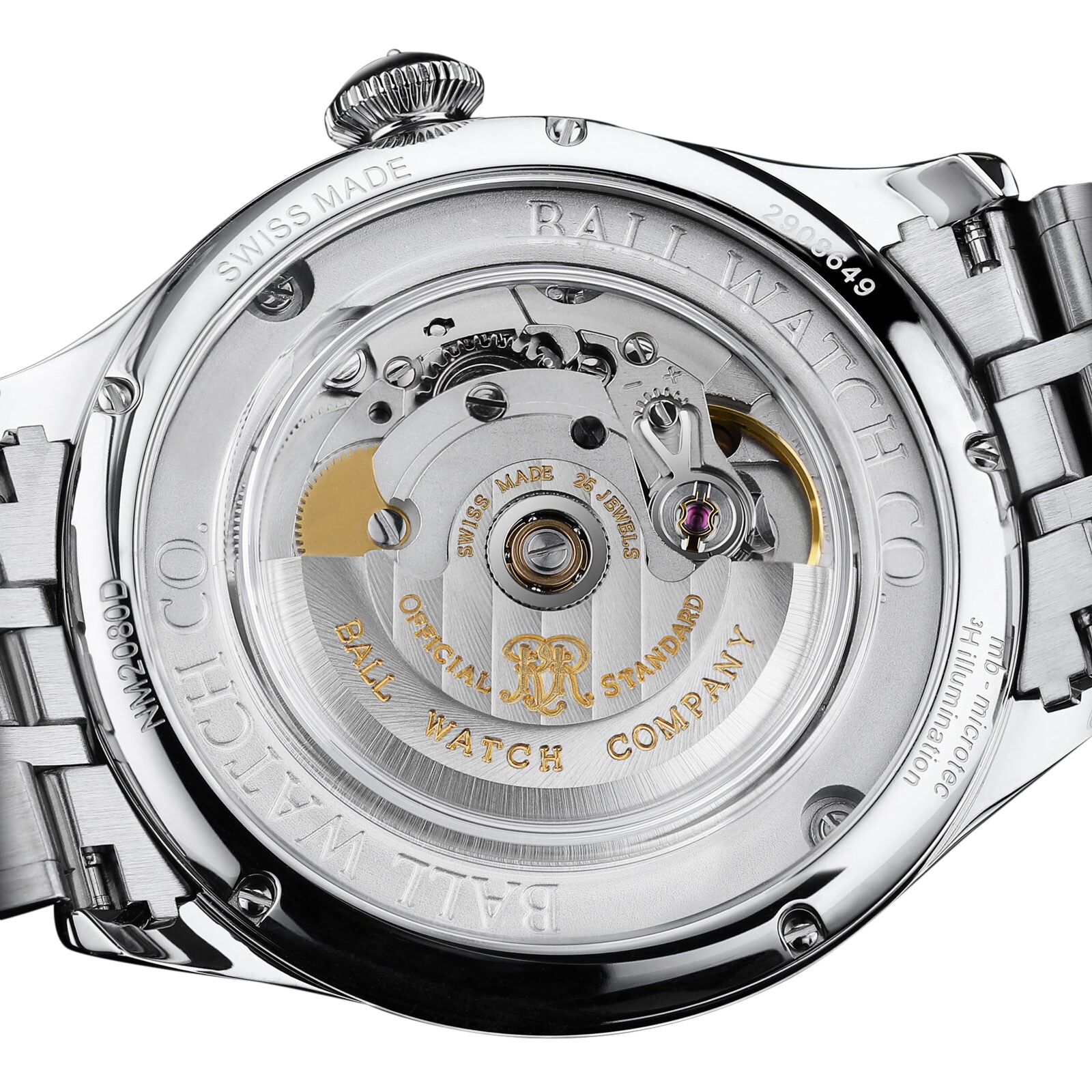 BALL Trainmaster Eternity Automatic 39.5mm Mens Watch Black