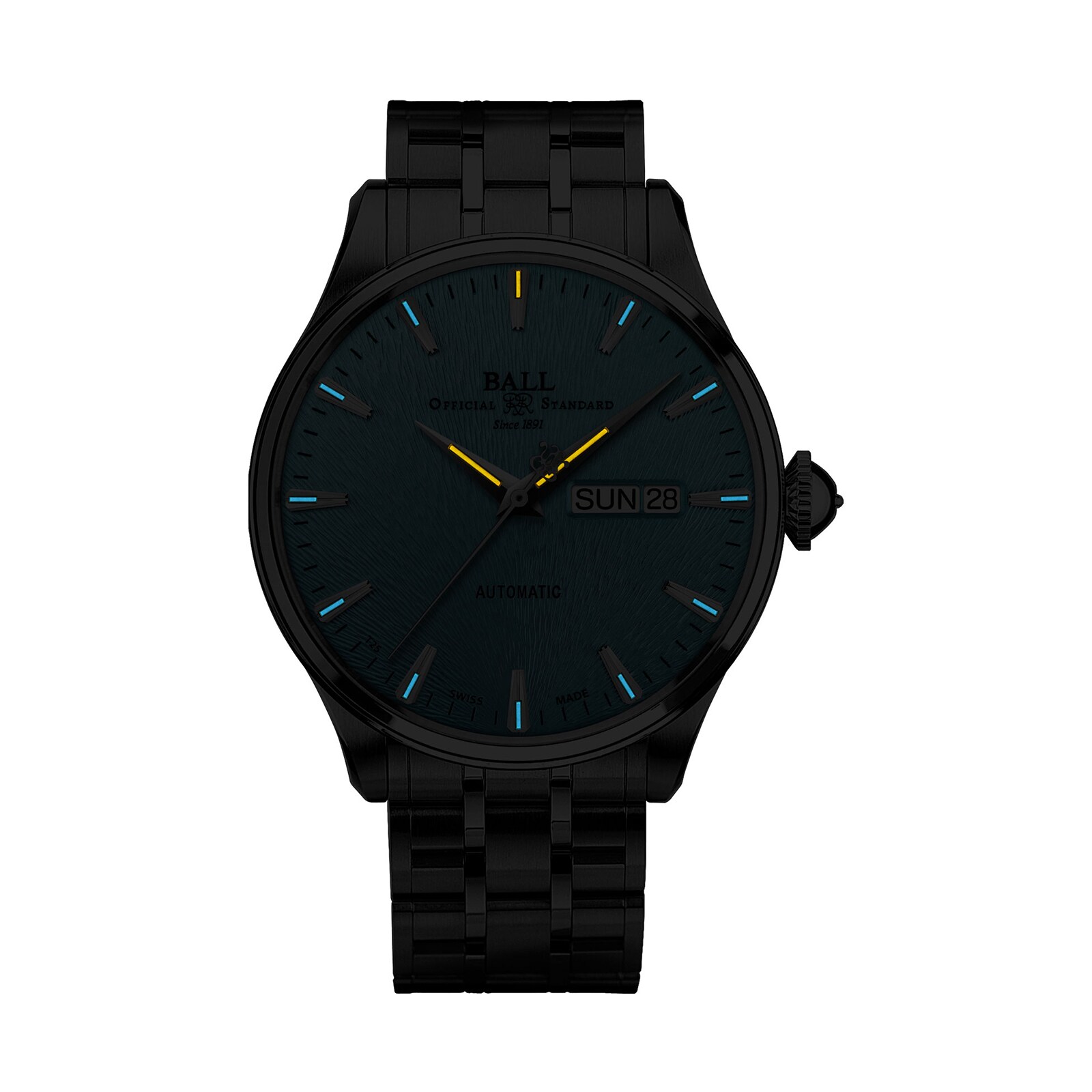 BALL Trainmaster Eternity Automatic 39.5mm Mens Watch Ice Blue