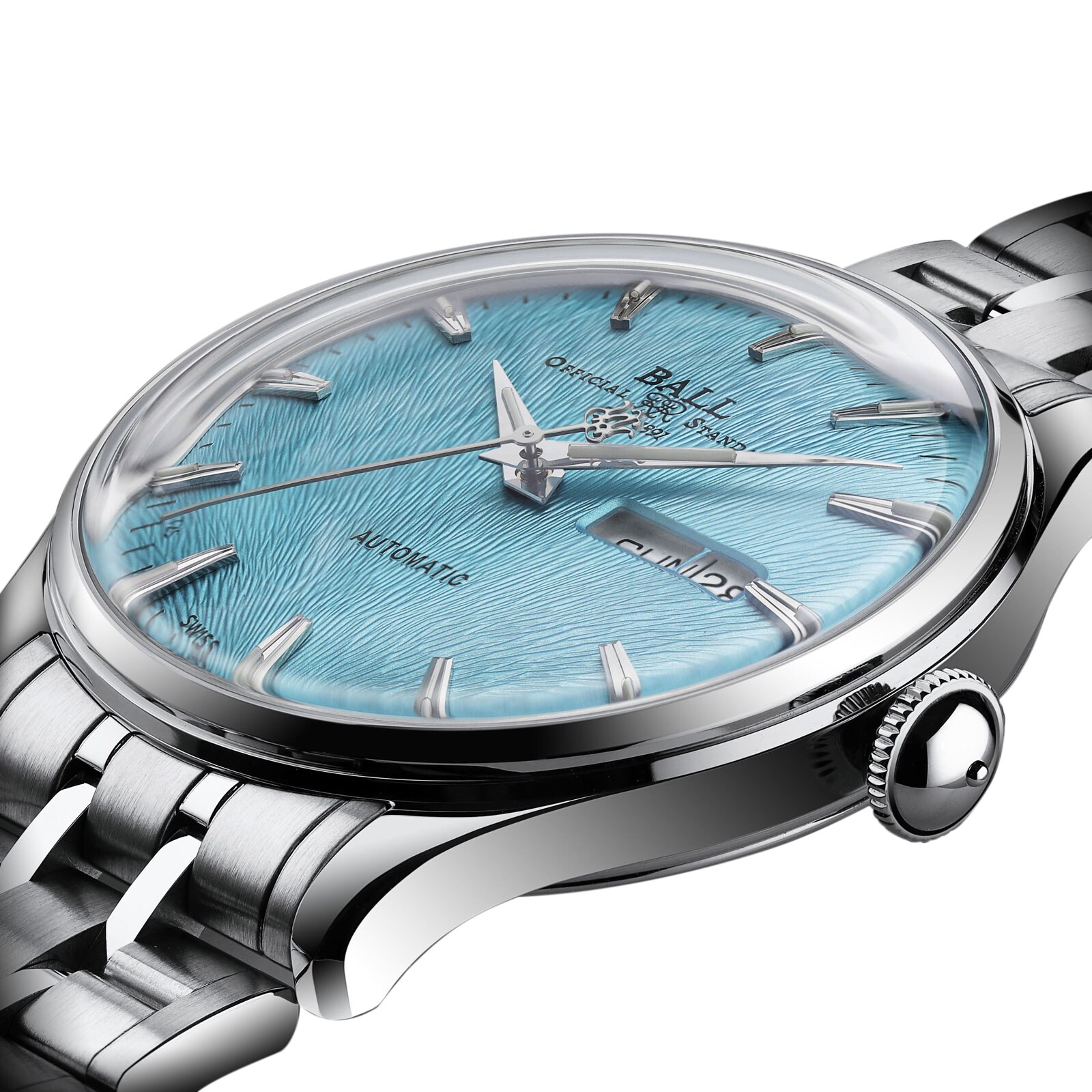 BALL Trainmaster Eternity Automatic 39.5mm Mens Watch Ice Blue