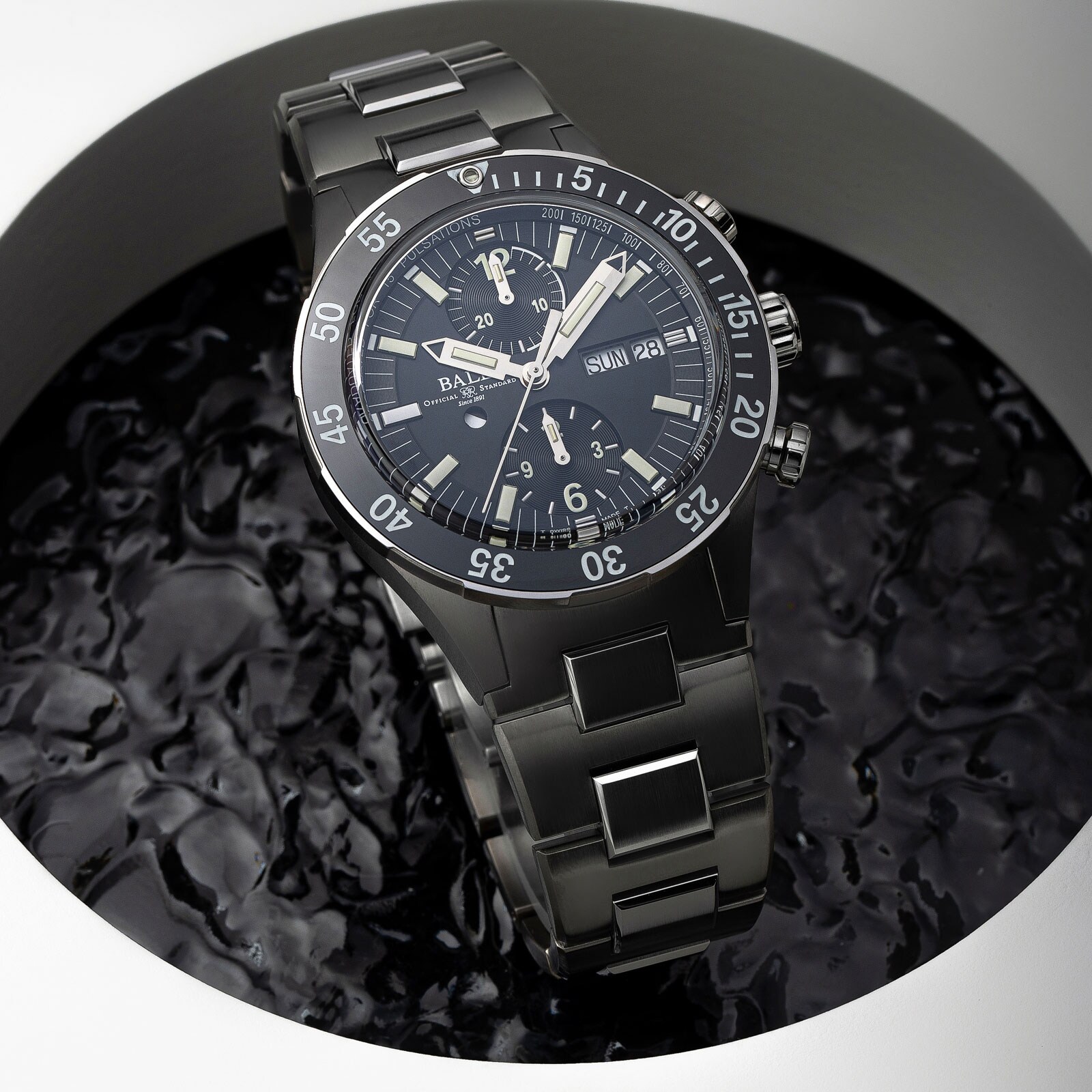 BALL Roadmaster Rescue Chronograph 42mm Limited Edition Mens Watch Black