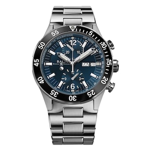 BALL Roadmaster Rescue Chronograph 42mm Limited Edition Mens Watch Blue