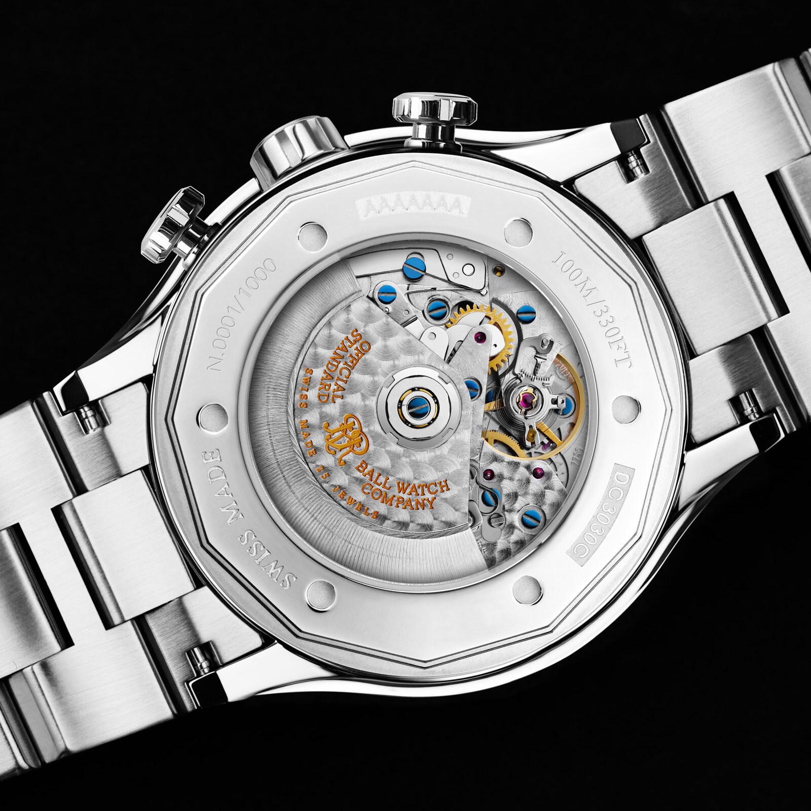 BALL Roadmaster Rescue Chronograph 42mm Limited Edition Mens Watch Blue