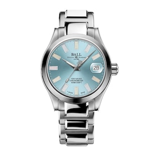 BALL Engineer III Marvelight Chronometer 36mm Watch Ice Blue