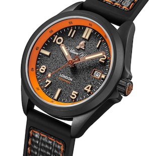 William Wood Watches Fearless Orange 39mm Mens Watch
