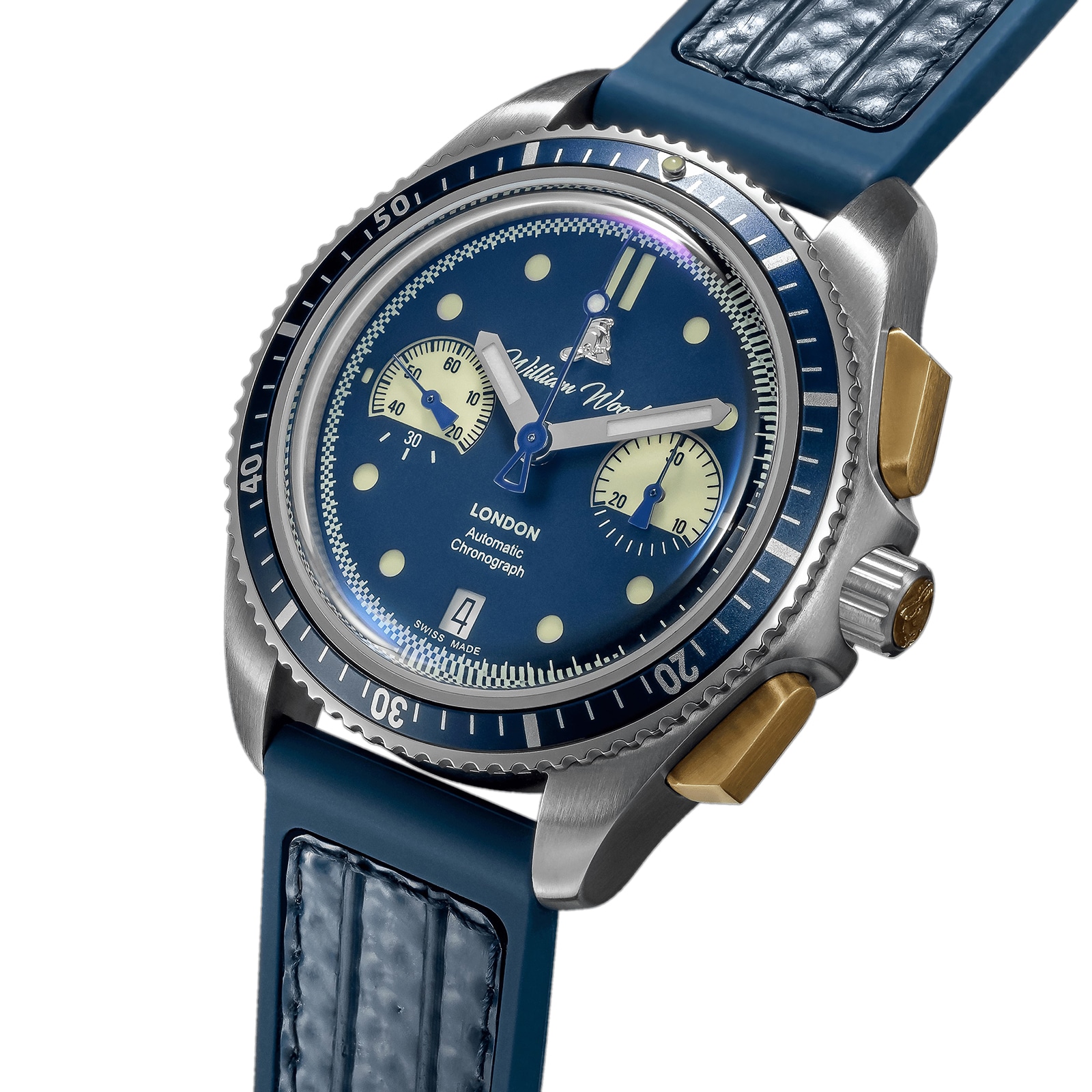 William Wood Watches Triumph Collection Oxygen Edition 41mm Mens Watch