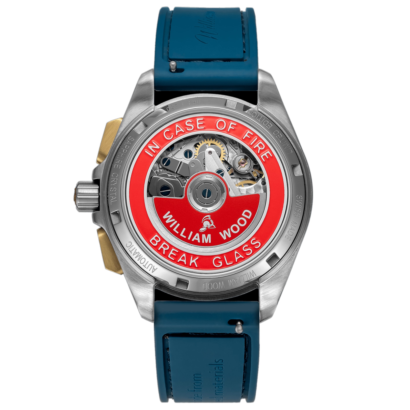 William Wood Watches Triumph Collection Oxygen Edition 41mm Mens Watch