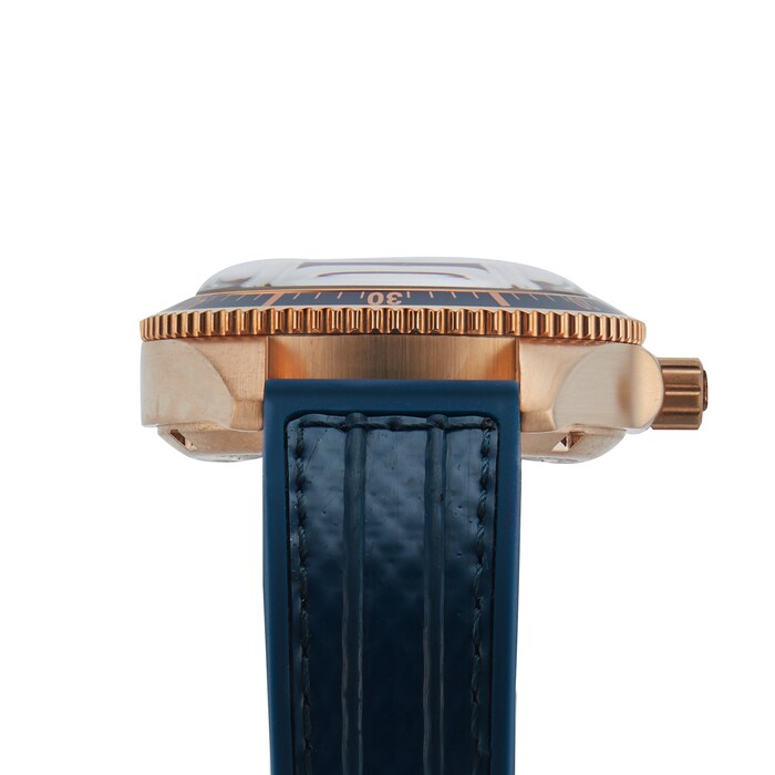 William Wood Watches Valiant Collection Bronze Sapphire 41mm Mens Watch