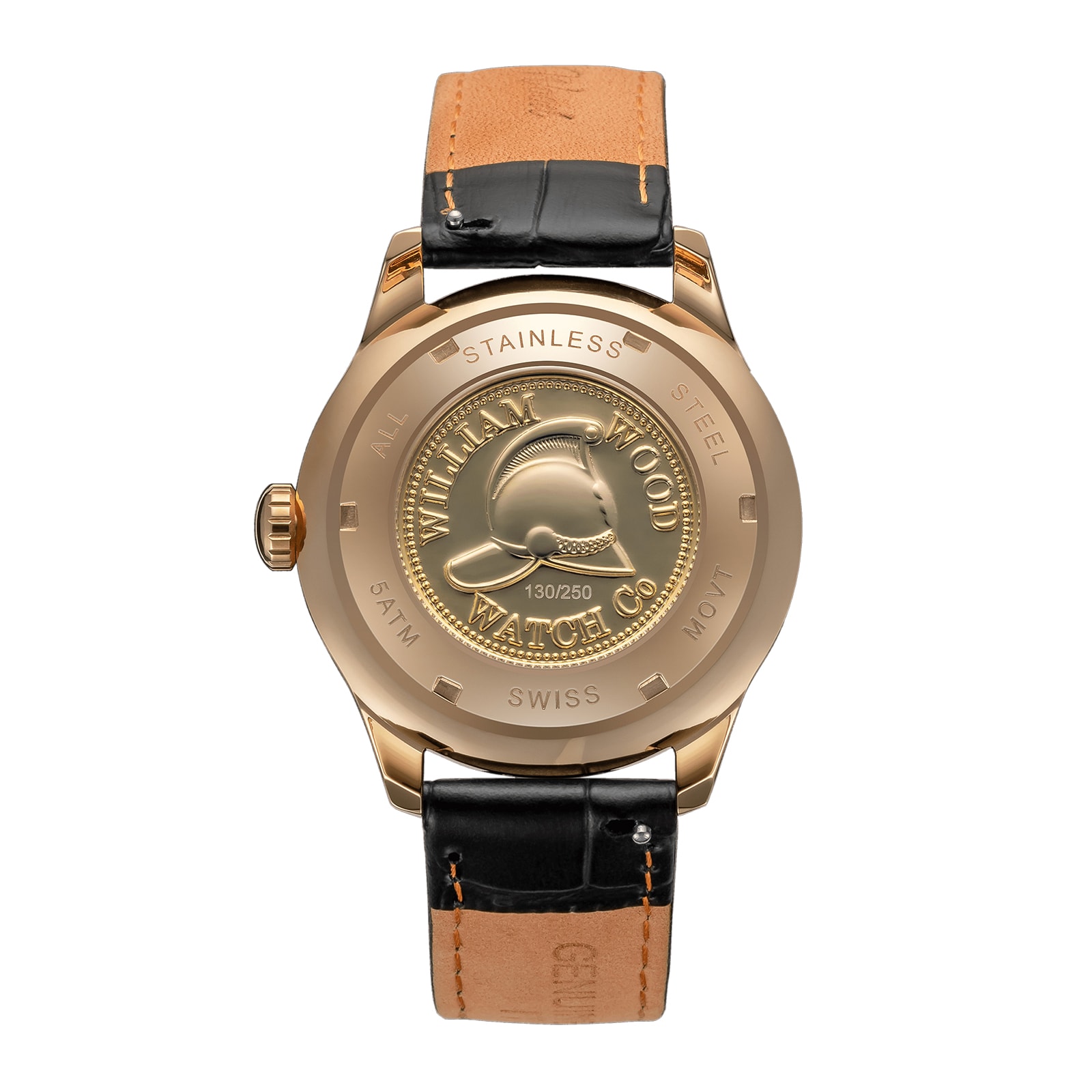 William Wood Watches Chivalrous Collection Chocolate 41mm Mens Watch William Wood Watches Chivalrous Collection Chocolate 41mm Mens Watch