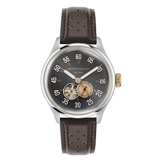 Aston Martin AML Timeless Automatic 41mm Mens Watch Black Dial